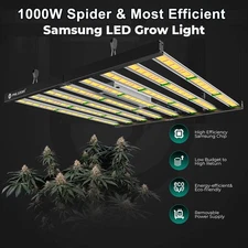 Spider SE1000W Most efficient LED Grow Light Bar Full Spectrum Commercial Plants