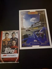 2022 Topps F1 Silverstone #ADGP-PC1 Art du British Grand Prix 2021 box topper 