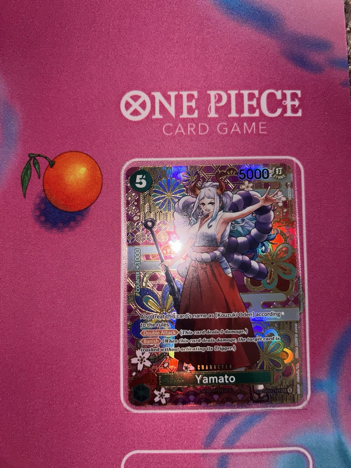 One piece  Yamato SP SEC OP01-121 OP05 English NM Awakening The New Era