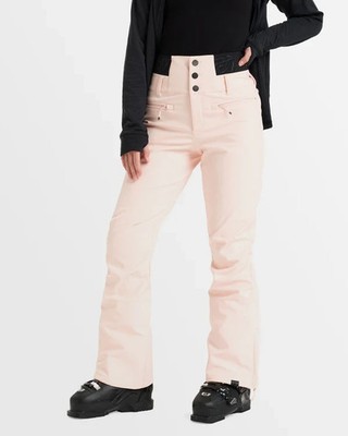 Women's ROXY Rising High Snow Pants PINK Salt meb0 ERJTP03272 READ