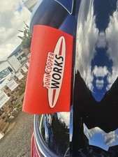 John Cooper Works Car Novelty Tag Label &ndash; JCW Style Door Boot Bonnet 3D Printed