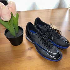 Nike Cleats Boys Youth Size 3.5Y Air Zoom  Baseball Blue DJ5635-040