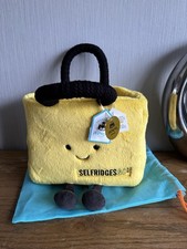 Jellycat Selfridges Exclusive Bag Yellow Bag BNWT New with Tags