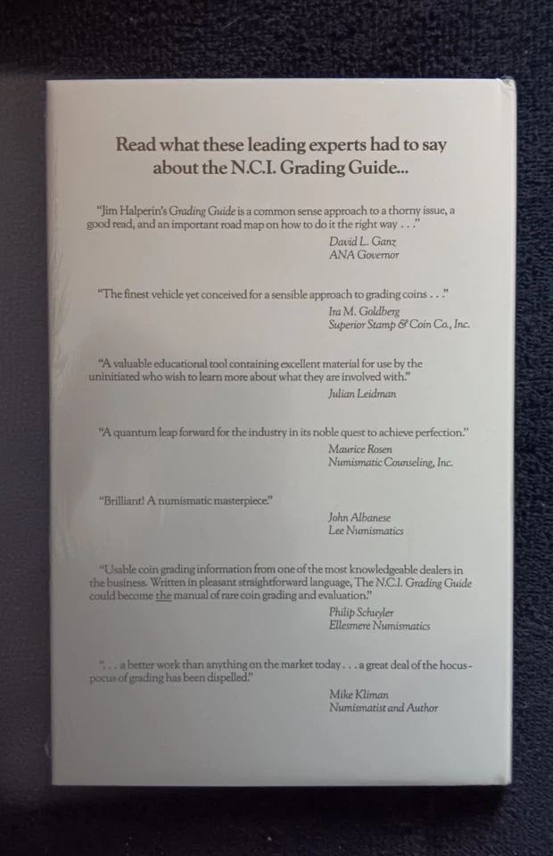 N.C.I. Grading Guide - Uncirculated and Proof Coins by James Halperin (1986) NR - Image 3 of 3