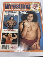 WRESTLING 1980 YEARBOOK WWF NWA 1980 KEVIN DAVID VON ERICH RIC FLAIR ANDRE GIANT