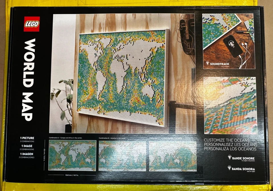 Lego 31203 World Map 11,695pcs - New - Factory Sealed - Free Shipping - Image 2 of 4