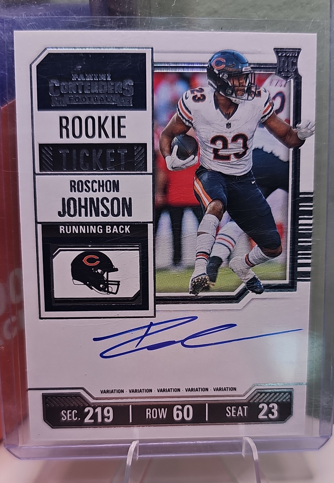 2023 Panini Contenders - Rookie Ticket RPS Variation Roschon Johnson rc auto