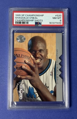 1995 SP Championship Shaquille O’Neal Championship Shots #S20 PSA 8 NM-MT