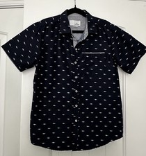Craft Flow ButtonUp Shark Short Sleeve Big Boy Size S