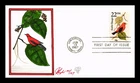 US COVER SCARLET TANAGER WILDLIFE CAPEX FIRST DAY ISSUE PUGH HAND PAINTED