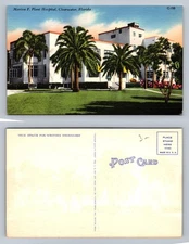 Clearwater, FL-Florida, Morton F. Plant Hospital Palm View Vintage Postcard