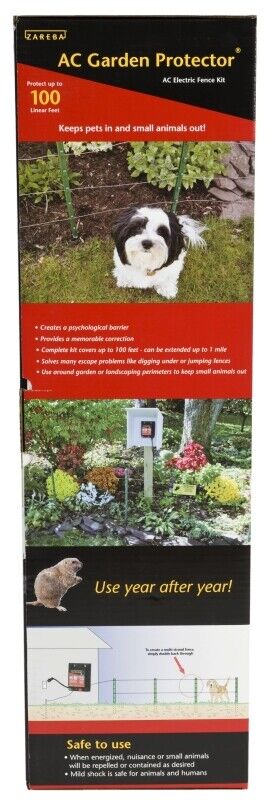 NEW ZAREBA KGPAC-Z 5 MILE CHARGER AC ELECTRIC FENCE KIT PET DETERRENT 6841357