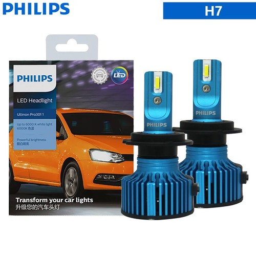 Philips UltinonPro3011 LED H1 H4 H7 H11 HB3 HB4 HIR2 Car Headlight Kit 12v 6000k - Picture 9 of 12