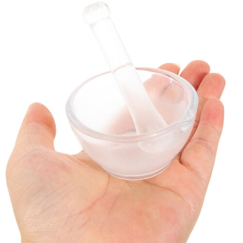 1 Set of Household Pestle Medicine Medicine Grinding Bowl Glass Pestle Grinding - Picture 4 of 12
