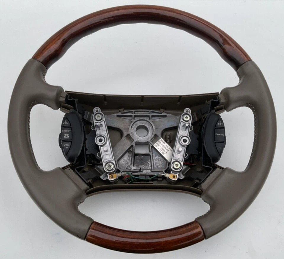 Jaguar XJ8 X308 1998-2003 volante madera moldura HJB 9181DA edad, 92662/5 bonito Foto 2 de 4