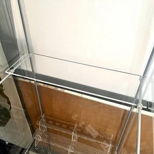 Acrylic Half Shelf for IKEA Detolf Shelf Display 4.5 inch