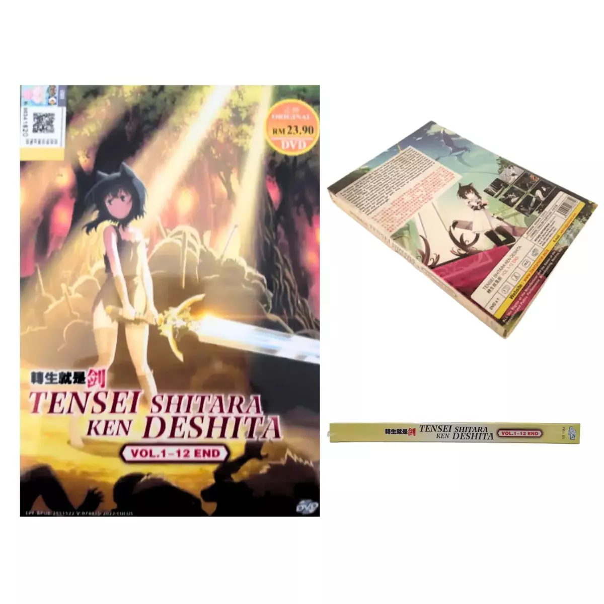 Tensei Shitara Ken Deshita Vol.1-12 End (Reincarnated as a Sword) Anime DVD