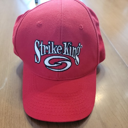 Strike King Lure Company Outdoor Fishing Cap Red Baseball Hat