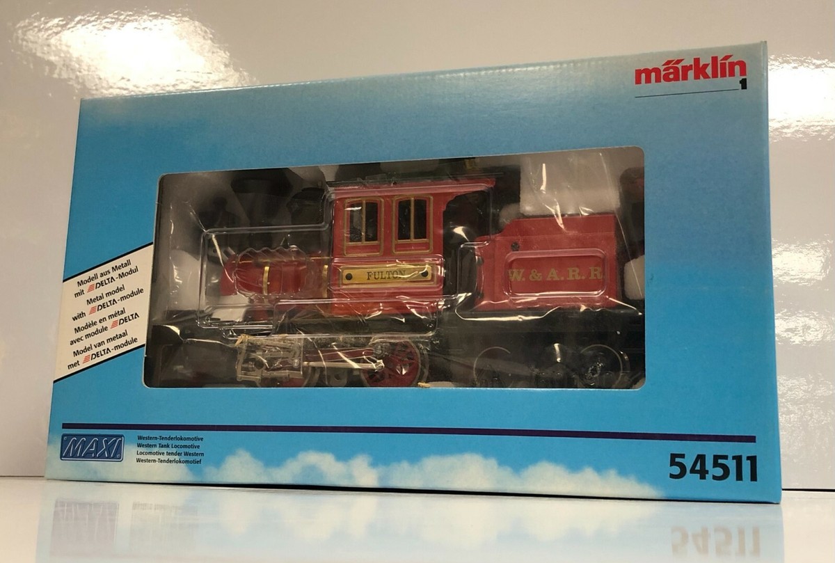 Locomotive à Vapeur Märklin Maxi 54511 - Échelle 1 - Western Fulton - Neuve