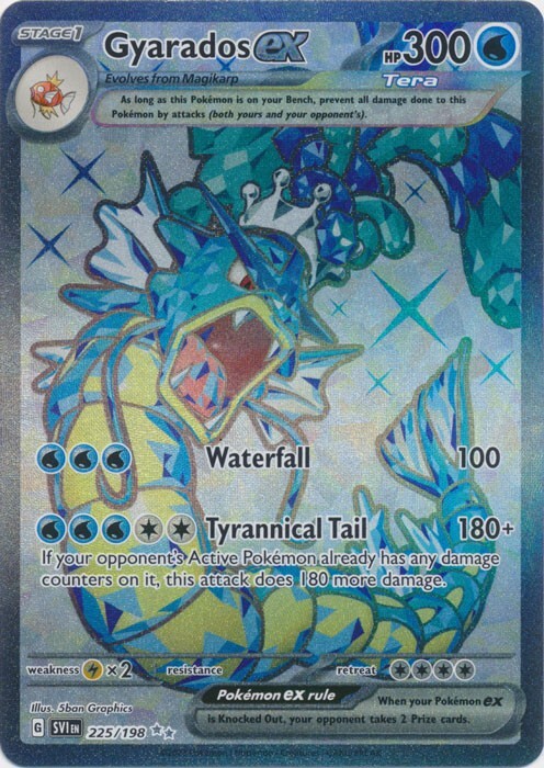 Gyarados ex - 225/198  Ultra Rare Scarlet & Violet Base Set Pokemon TCG