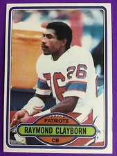 1980 TOPPS FOOTBALL SET BREAK CARD #  248 Raymond Clayborn