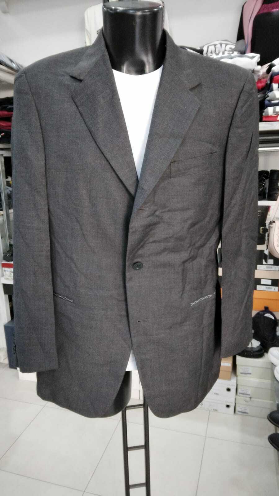 Dkny Men's Gray Jacket Donna Karan New York New Size 46 Gc049lz
