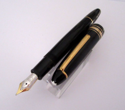 Stylo Plume Montblanc Occasion - Plume En Or 18k, Couleur Blanc