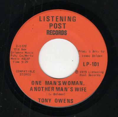 MODERN SOUL-TONY OWENS-YOU GOT TO PAY THE PRICE/ONE MAN'S WOMAN-ANOTHER MAN'S WI