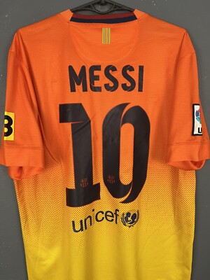 MEN'S FC BARCELONA 2012/2013 LEO MESSI #10 FOOTBALL SOCCER SHIRT