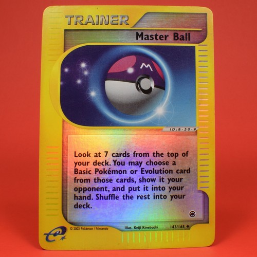 Pokemon Tcg Card English Expedition Base Set Master Ball 143 165 Reverse Holo Ebay