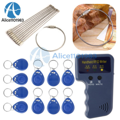 Handheld 125KHz RFID Copier/Writer/Readers/Duplicator With 10PCS ID Tags