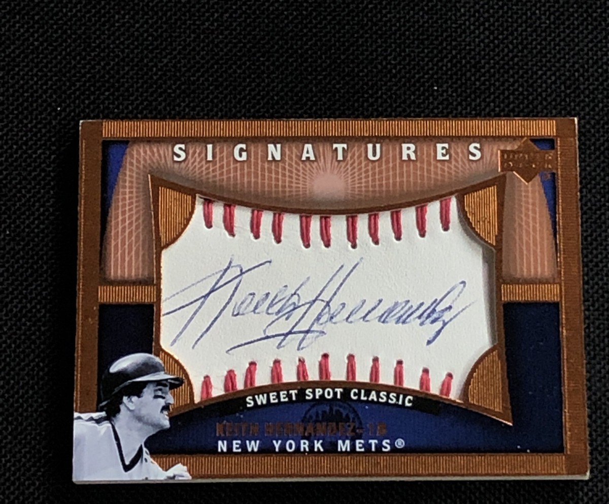 KEITH HERNANDEZ 2005 UD SWEET SPOT CLASSIC CERTIFIED SIGNED 