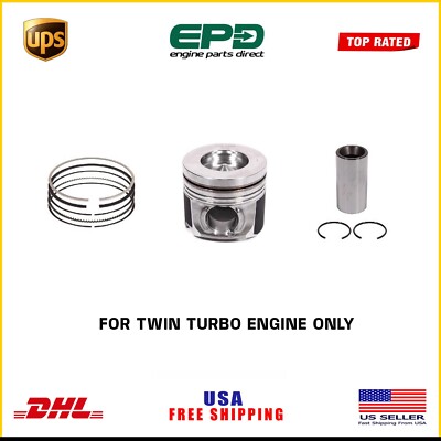PISTON AND RINGS STD x1 FOR 204DTA AJ200 LAND ROVER JAGUAR 2.0 DIESEL ENGINE