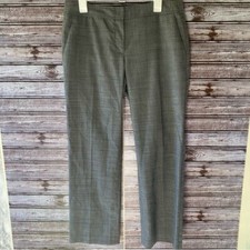 Talbots Petites Women's Heritage Dress Pants Size 12P Gray Pockets Straight Leg