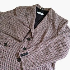 Marella Max Mara Hacking Jacket Size 18 Wool Tweed Country Wear Herringbone