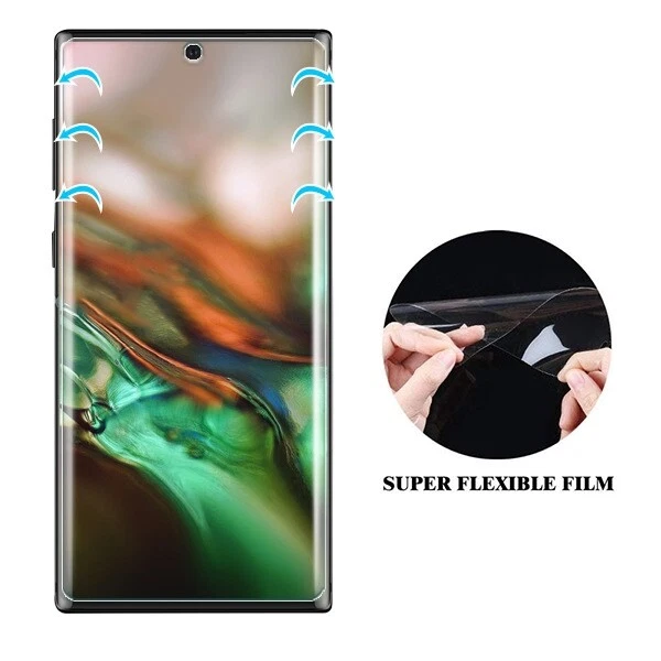For Samsung Galaxy Note 10 / 10 Plus Screen Protector Curved Coverage PET Film - Image 3 of 4