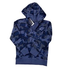 Nautica Little Boys Full Zip Camo Fleece Hoodie  XL