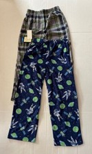 Boy's Cuddl Duds 2 Pack Soft Sleep Pajama Pants Size 8 M NEW Ret 34.00 Spaceman