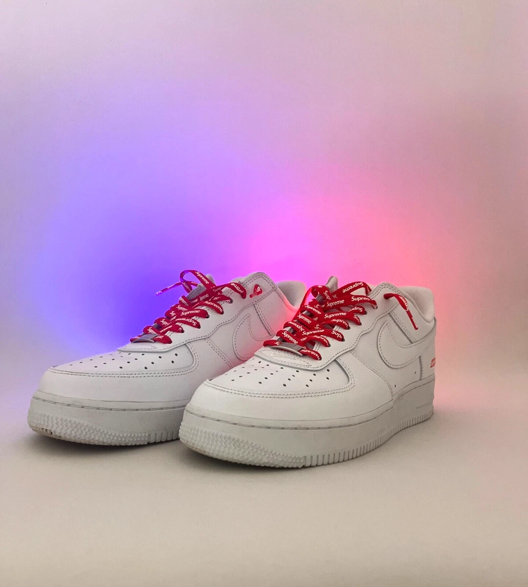 Las mejores ofertas en Nike Air Force 1 x Supreme Low Box Logo