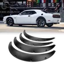 4.5" Extended Fender Flares Wide Body Kit Wheel Arches For Dodge Challenger