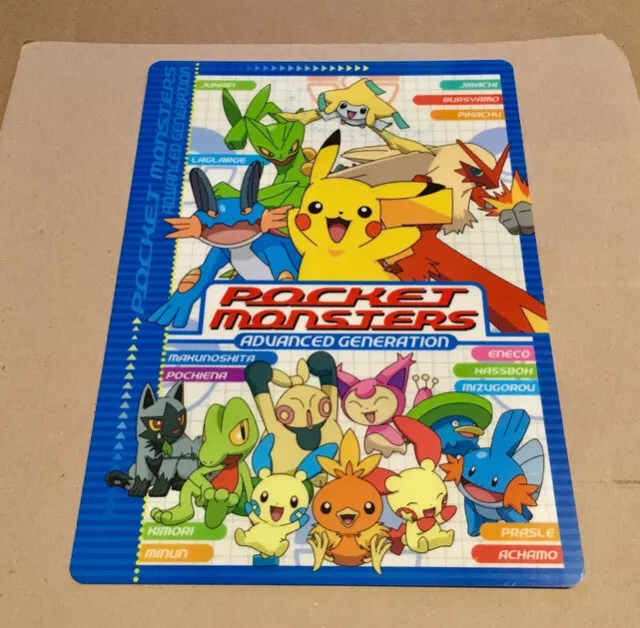 Pokemon Pokedex Hoenn Pencil Board Shitajiki Nintendo 1734