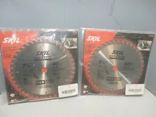 New 4 pack Skil Skilsaw Carbide 40 Teeth 7 1/4"  Circular Saw Blades 75740W