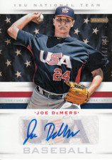2013 USA Baseball 18U National Team Signatures #3 Joe DeMers Auto/499 - NM-MT
