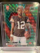 2025 Panini Mosaic Football GREEN MOSIAC Variation Shedeur Sanders RC #290