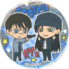 Scotch and Rye Shuichi Akai Detective Conan Capsule Button Vol. 3 Japan C408