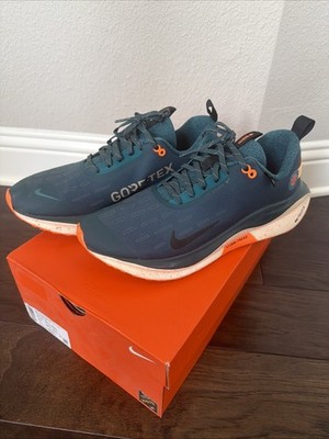 Nike ReactX Infinity Run 4 GTX  Deep Jungle Total Orange  FB2204-300 Men s 10.5