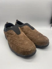Propet Wash & Wear Slip On Suede M3850 Men's Casual Shoe NIB Brown Size 15 - 5E