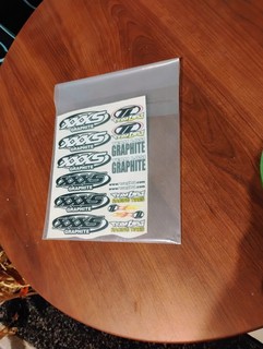 Vintage Team Losi XXX S Graphite Decals(Partial)