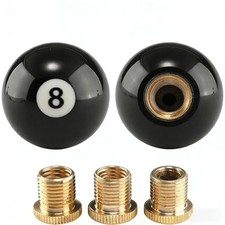 1 Pcs Car Black 8 Billiard Ball Gear Shift Knob, 8-Speed Universal Car Shift