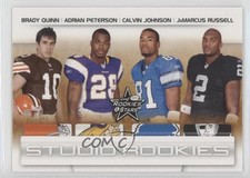 2007 Leaf Rookies & Stars Studio Adrian Peterson JaMarcus Russell #SR-53 HOF 2rz